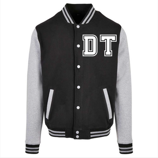 Varsity Jacket- Dark Grey